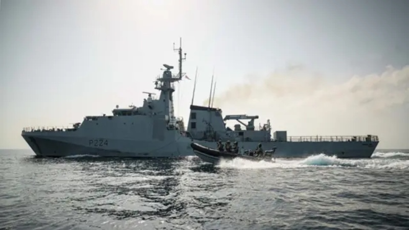 Así es el buque de guerra británico que llegó a Guyana