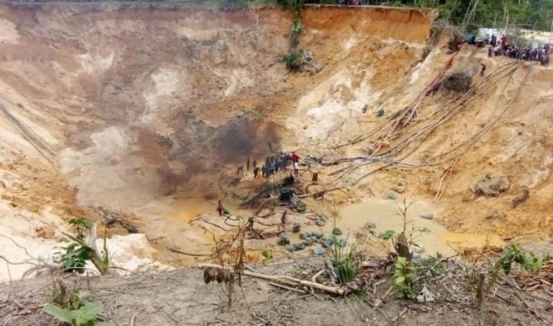 Cinco muertos por colapso de mina en la Gran Sabana
