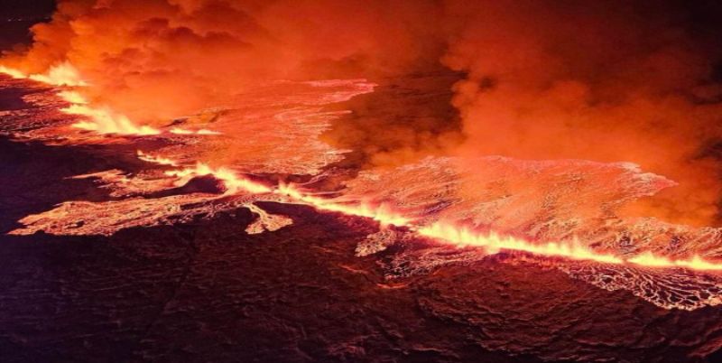 Kilométrica fisura volcánica causa alarma en Islandia +VIDEO