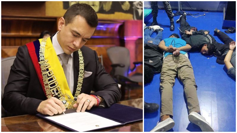 ¿Qué pasa en Ecuador?: Noboa declaró conflicto armado interno