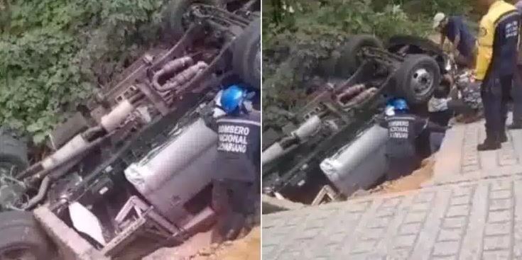 Un muerto y dos heridos en Galipán: camión cayó al vacío