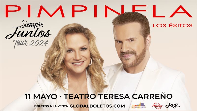 Pimpinela llega a Caracas con Siempre Juntos Tour 2024