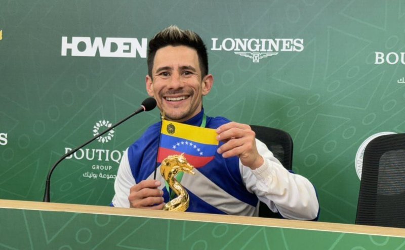 Un venezolano ganó la carrera de caballos más cara del mundo