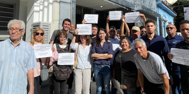 Venezolanos en Argentina exigen apertura del Registro Electoral