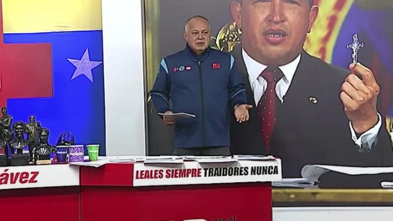 Diosdado Cabello habló del estatus del "candidato tapa"