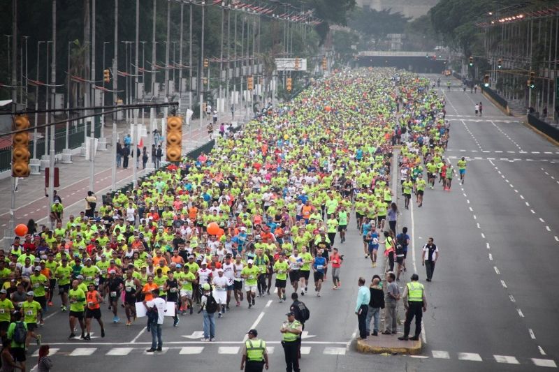 Las vías que serán cerradas por el Maratón CAF en Caracas