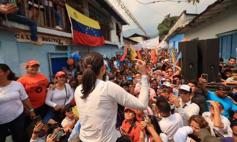 María Corina Machado al CNE: "Se saben perdidos"