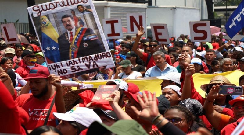 Detenidos tres sujetos con explosivos en la marcha de Maduro