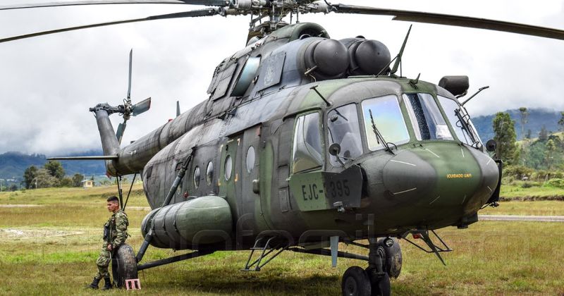 "No hay sobrevivientes": helicóptero militar cayó en Colombia