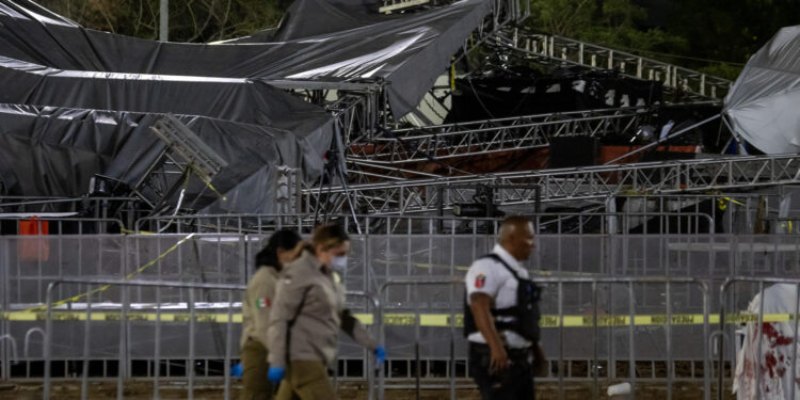 Tragedia en México: 9 fallecidos y 60 heridos al desplomarse una tarima