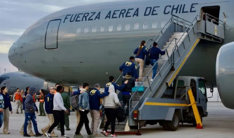 Chile expulsó a 65 venezolanos por diversos delitos