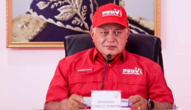 Diosdado Cabello: Ley para el control de las ONG se aprobará este martes