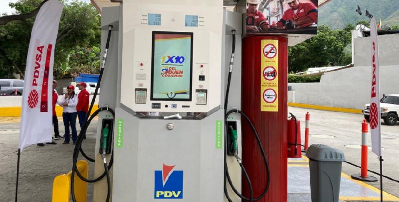 PDVSA renueva los surtidores de gasolina en Caracas +VIDEO