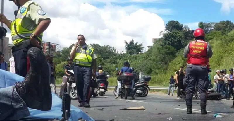 Venezuela: 8 personas mueren a diario en accidentes de tránsito