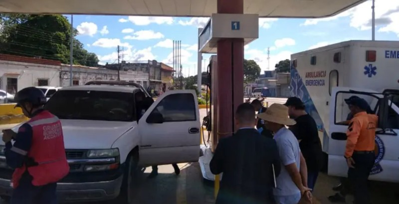 Abuelo murió de un infarto en cola por gasolina en Anzoátegui