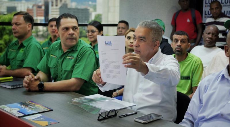 Luis Eduardo Martínez promete salarios y pensiones en $300 +VIDEO