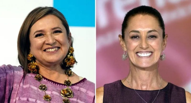 Histórico: dos mujeres son las favoritas a la presidencia de México