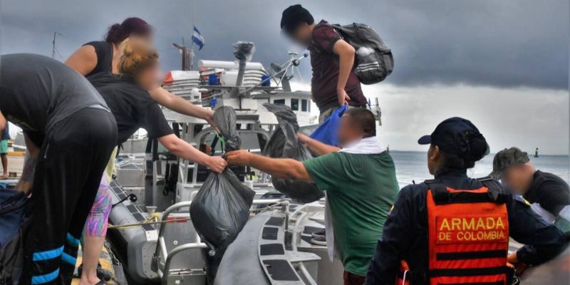 Colombia rescató a 16 venezolanos abandonados en San Andrés