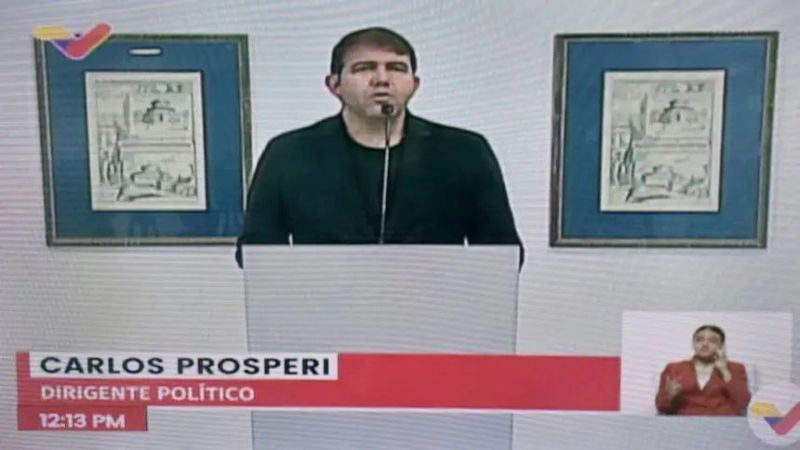 Carlos Prosperi ahora es chavista y apoya a Maduro +VIDEO