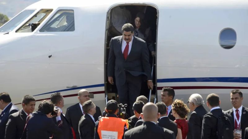 EEUU incauta avión presidencial de Maduro en Dominicana