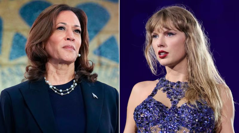 Taylor Swift confirma que votará por Kamala Harris