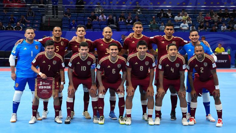 Venezuela derrotó a España y avanzó en el Mundial de Futsal