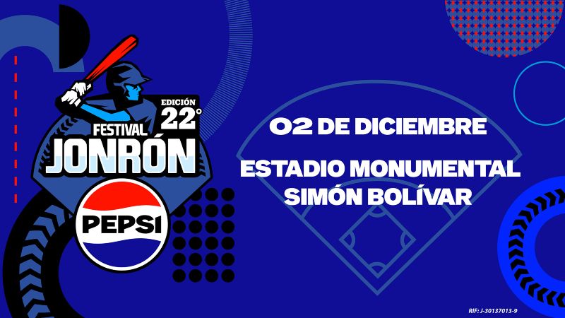 Festival Jonrón Pepsi será el 2 de diciembre +Detalles