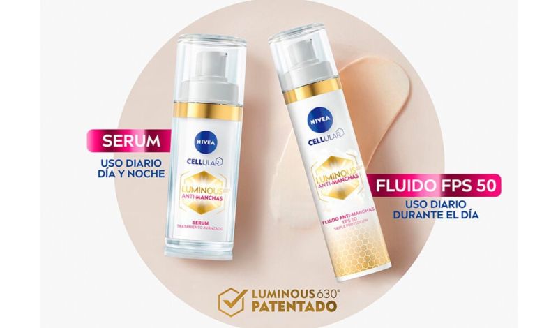 Pieles más uniforme y radiantes con Nivea Cellular Luminous 630®
