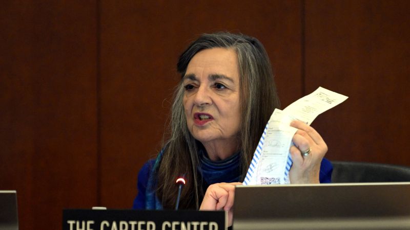 Centro Carter mostró en la OEA las actas originales de presidenciales en Venezuela