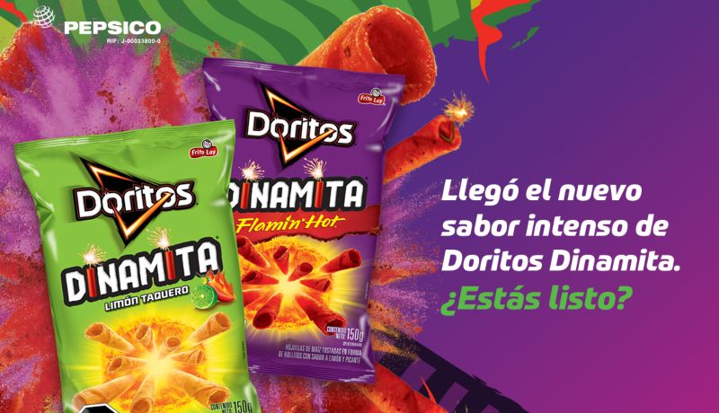 Doritos® Dinamita, una explosión de sabor que detonará tus sentidos