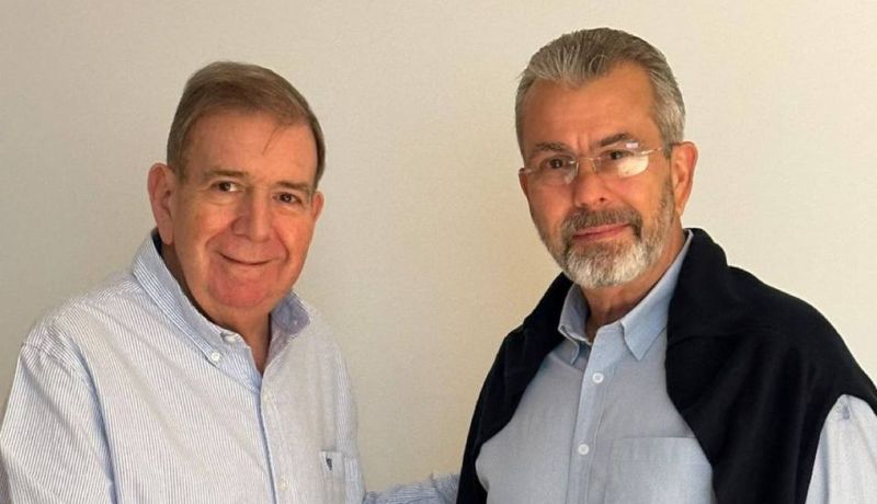 Edmundo González y Juan Carlos Delpino se reunieron en España