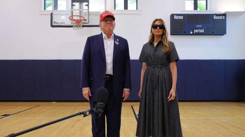 Donald Trump afirma "estar confiado" tras ejercer su derecho al voto