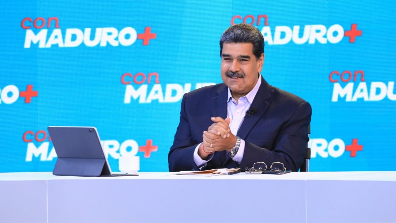 Maduro dice cual candidato de EEUU le favorece a Venezuela