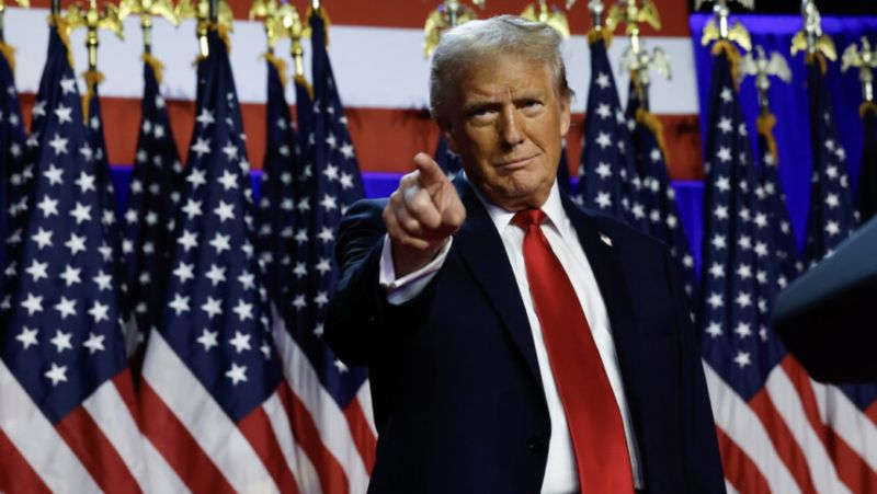 Las primeras palabras de Donald Trump como presidente de EEUU