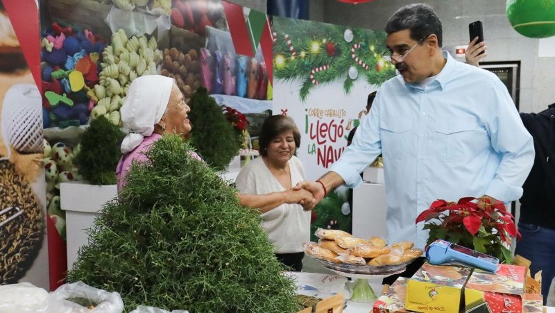 Maduro anunció que comenzaron ferias navideñas en Venezuela