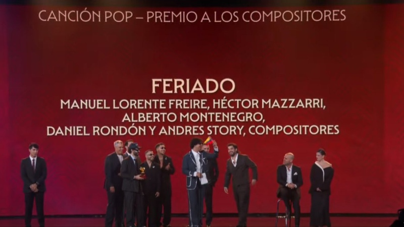 Rawayana gana el Latin Grammy a mejor canción pop con 'Feriado'