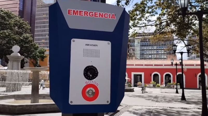 Instalaron botones de pánico en Caracas para emergencias +VIDEO