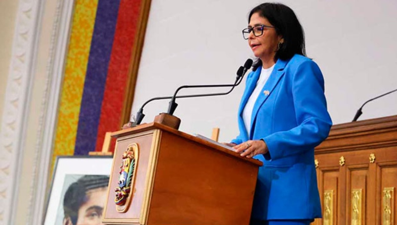 Delcy Rodríguez presenta propuesta de presupuesto 2025 en la AN