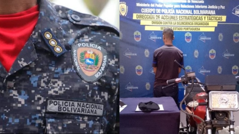 Usaba uniforme de la PNB para robar y fue capturado en Portuguesa