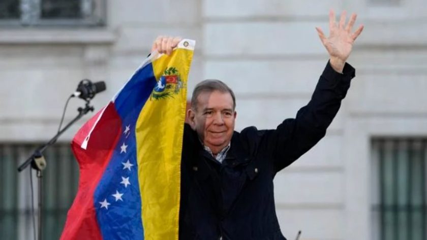 La foto: Edmundo González llegó a Washington