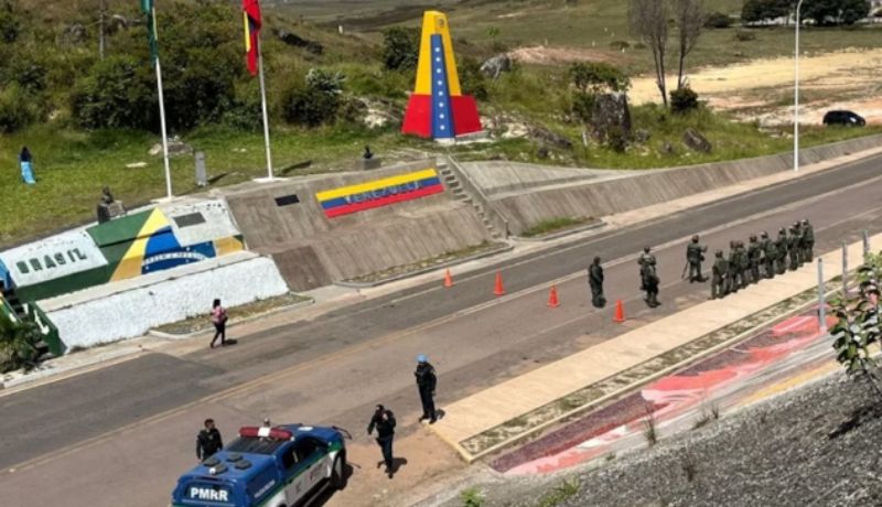 Maduro ordenó cerrar la frontera de Venezuela con Brasil