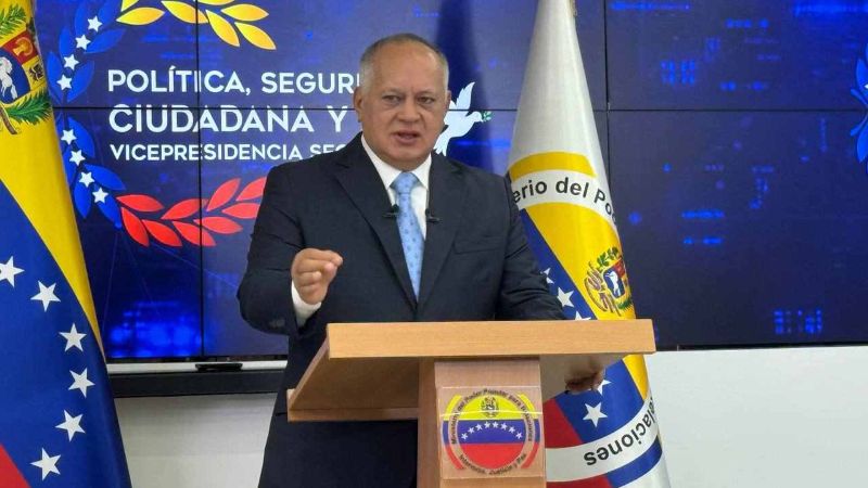 Diosdado Cabello: Edmundo González será detenido si pisa Venezuela