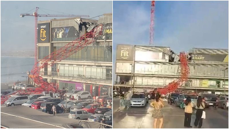 Terror en Chile: heridos y atrapado al caer grúa sobre un gimnasio
