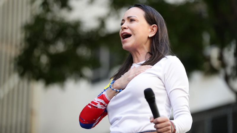 María Corina reapareció en sus redes sociales tras detención