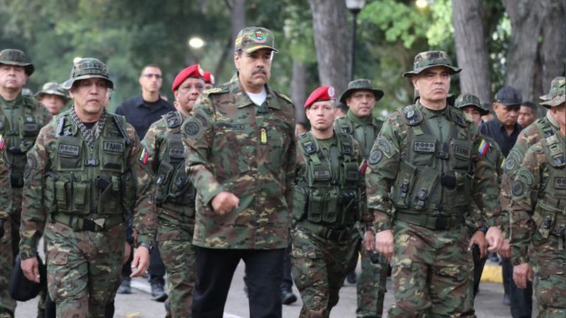Maduro activó ejercicios militares Escudo Bolivariano 2025