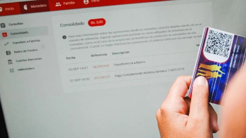 Sistema Patria: Los bonos correspondiente del 20 al 25 de enero