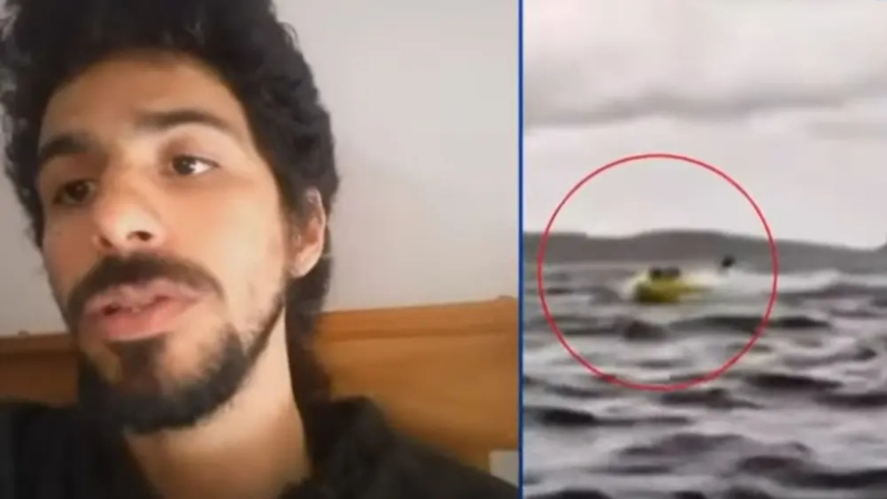 Esto dijo el venezolano que fue tragado y escupido por una ballena en Chile
