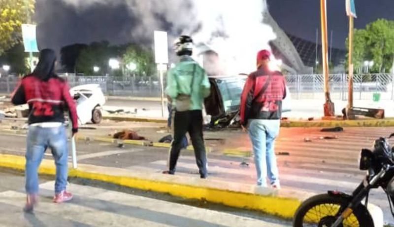 Dos muertos, un herido y un detenido dejó fuerte accidente en Lara