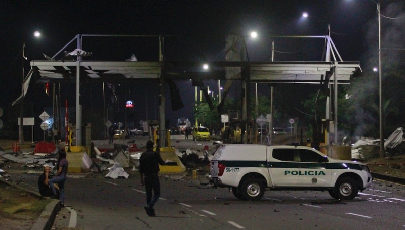 Cinco heridos tras ataque con explosivos en la frontera Cúcuta-Táchira