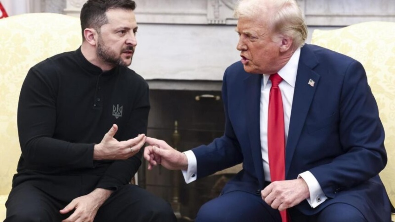 "Se está jugando la Tercera Guerra Mundial": El tenso momento en vivo entre Trump y Zelenski +VIDEO